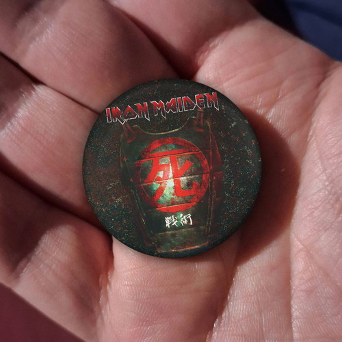 Iron Maiden Senjutsu pin set of 6, diameter 3 cm, new