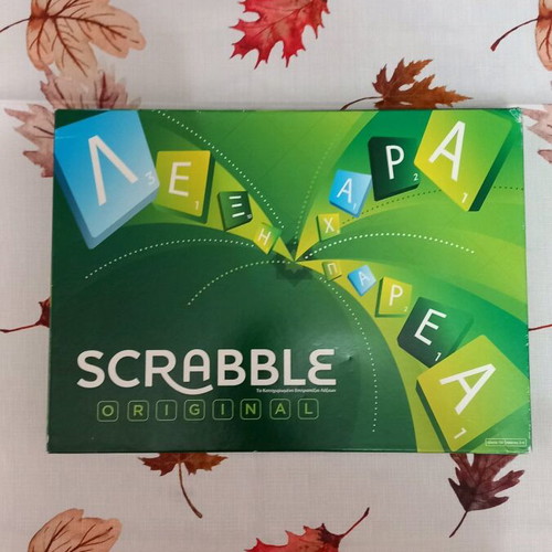Scrabble Original board game used, missing 1 letter