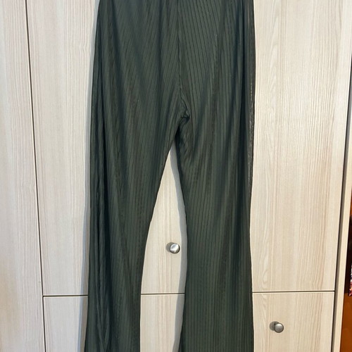 Zara pleated pants like new, green, size L