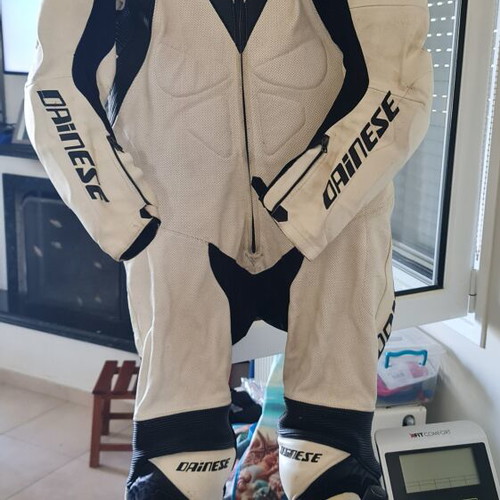 Laguna Seca leather motorcycle suit, size 52