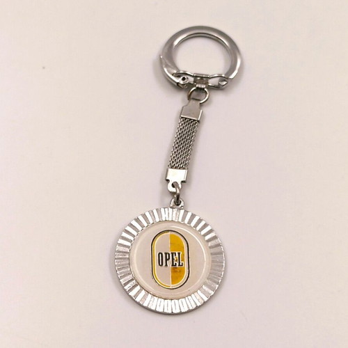 Vintage Opel Car Keychain 1960s-1970s Lucite New Old Stock