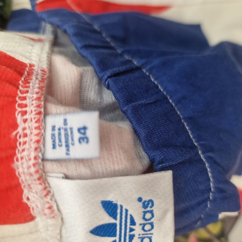 Adidas Union Jack vintage leggings XS like new, white