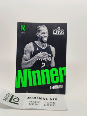 Kawhi Leonard Winner NBA Panini Top Class collectible card like new