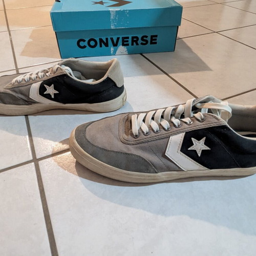 Παπούτσια Converse Courtlandt Ox μεταχειρισμένα, μέγεθος 45, unisex, γκρι πολύχρωμα