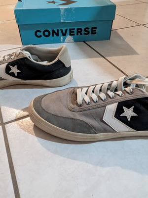Παπούτσια Converse Courtlandt Ox μεταχειρισμένα, μέγεθος 45, unisex, γκρι πολύχρωμα