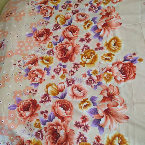 Double-sided duvet cover like new, 100% microfiber, 2.40x2.18 m
