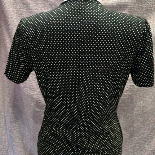 Krouaze black polka dot blouse S.Oliver size M-L, like new