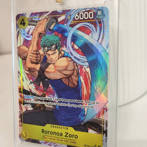 Roronoa Zoro OP15-113 One Piece TCG card like new