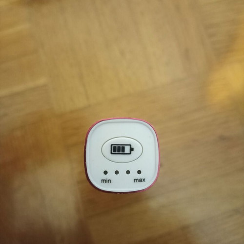 Silvercrest power bank like new with cable, 2,600 mAh, purple