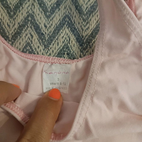 Children's ballet leotard pink like new, size 3 for ages 8-10
