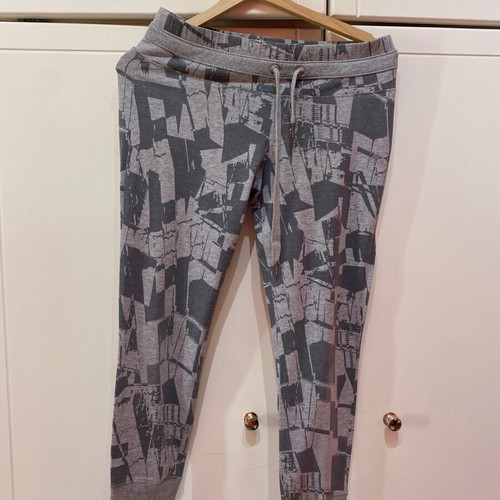 Adidas gray leggings used with patterns, size S
