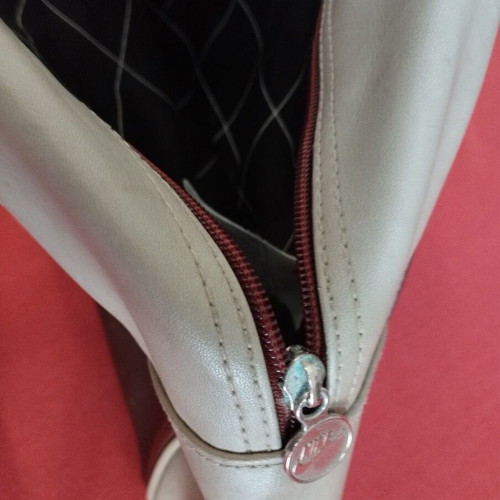 Nike vintage leather shoulder bag 90's used, multicolor