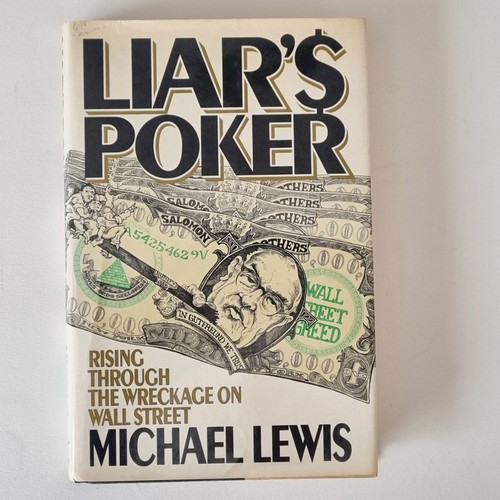 Liar's Poker book by Michael Lewis like new