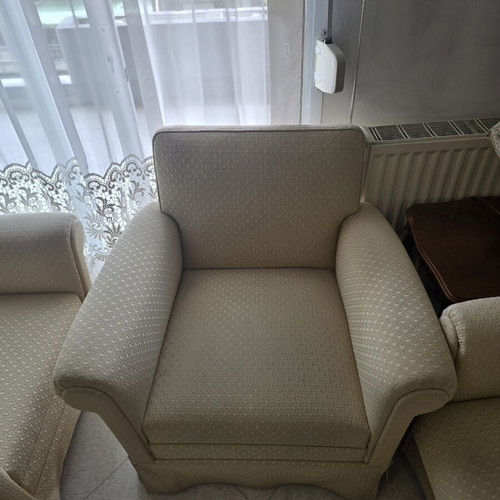 Armchairs with armrests used, set of 2