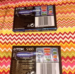 TDK SA 60 cassette tapes, new, pack of 2, Type II High Position