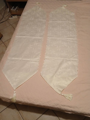 Set of 2 Machine Runners 1.20m Length and 34cm Width new
