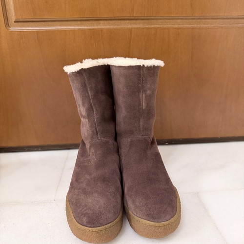 Camper Peu Terreno boots like new, brown nubuck women's
