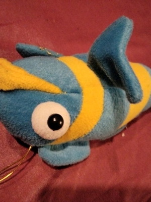 Plush fish in excellent condition