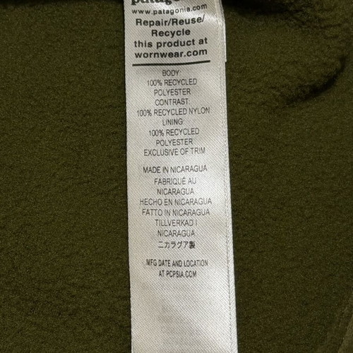 Patagonia Synchilla Fleece Jacket new with tags, pond green, size L
