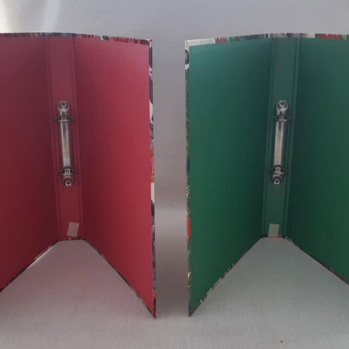 Set of two large Body + Soul folders, new, late 1990s