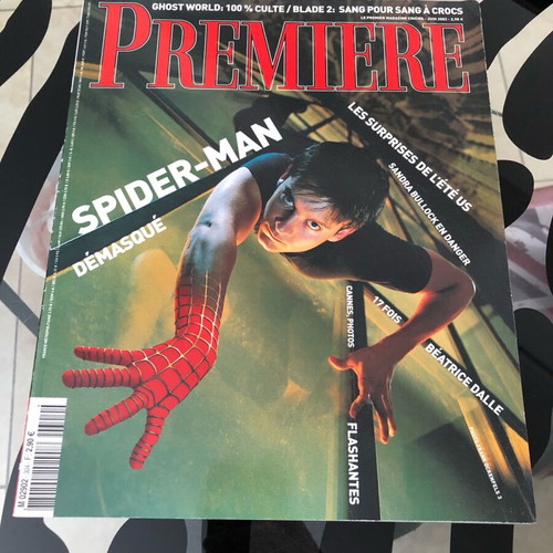 Premiere Spider-Man #304 French magazine used with Minority Report poster