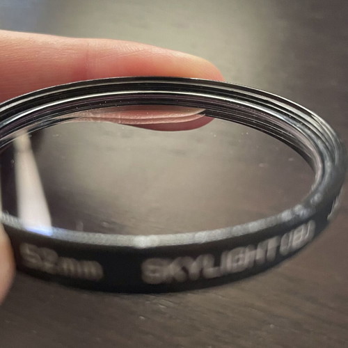 Hoya Skylight [1B] 52mm lens filter used, vintage Japan