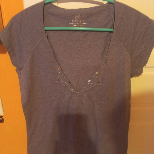 Deha T-shirt blue new, size S