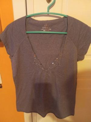 Deha T-shirt blue new, size S
