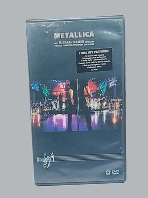 Metallica S&M DVD μεταχειρισμένο σε καλή κατάσταση