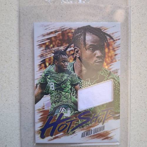 Futera 2025 Ademola Lookman HotShots Memorabilia 17/21 New