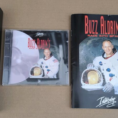 Buzz Aldrin's Race Into Space PC CD-ROM like new, Big Box