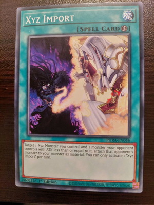 Yu-Gi-Oh Xyz Import κάρτα μεταχειρισμένη