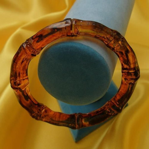 Lucite bangle bracelet collection