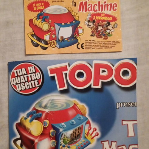 Collectible Time Machine Disney toy used, Topolino 2007
