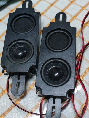 LED TV speakers new, set of 2 pieces