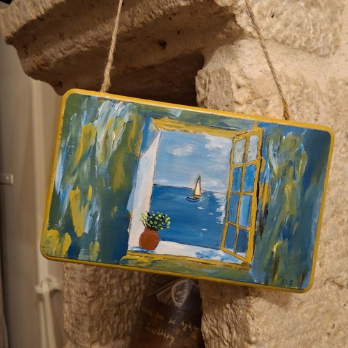 Window With Sea View Wall Decor made to order