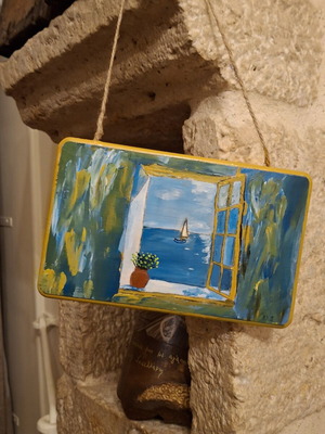 Window With Sea View Wall Decor made to order