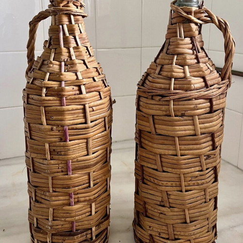 Vintage collection of traditional kitchen items used