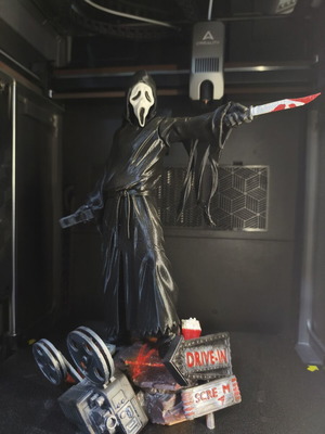 Ghostface Scream Figure 35cm custom 3D printed hand-painted like new