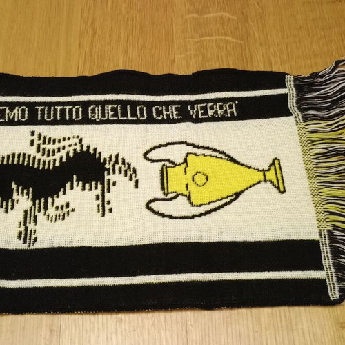 Juventus scarf 80s new, single-sided