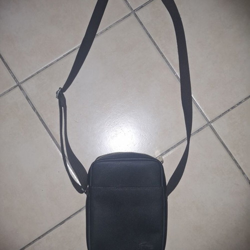 Lacoste shoulder bag black like new