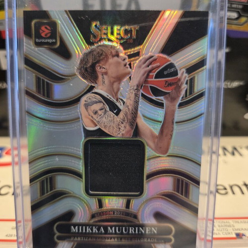 Panini Select EuroLeague 2025-26 Miikka Muurinen Patch card /125, Partizan