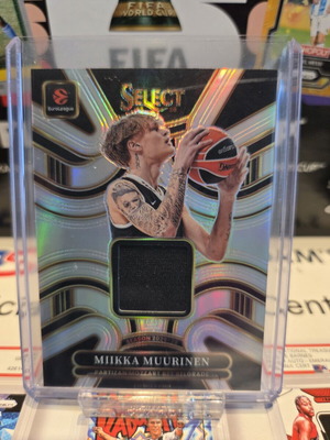 Panini Select EuroLeague 2025-26 Miikka Muurinen Patch card /125, Partizan