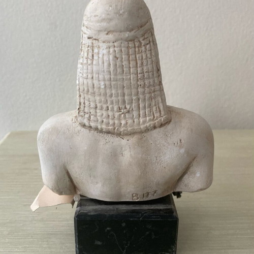 Kouros from Anavyssos marble base replica new