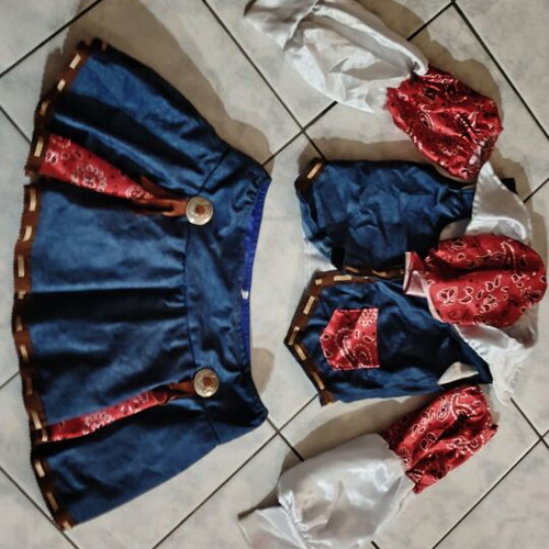 Carnival costume cowboy girl like new up to 9 years