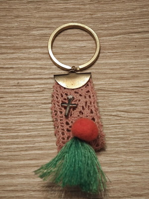 Handmade women's keychain