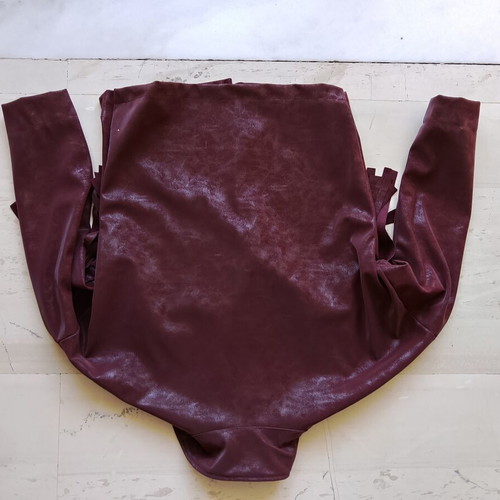 Burgundy short jacket with fringes, cowboy boho style