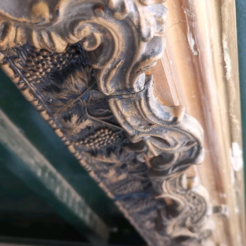 Antique frame used, large size from old mansion
