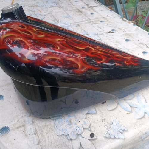 Billy Lane fuel tank for Harley Davidson used
