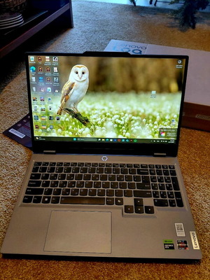 Lenovo LOQ 15ARP9 φορητός υπολογιστής σαν καινούργιος, RTX 3050, 24GB RAM, 1TB SSD